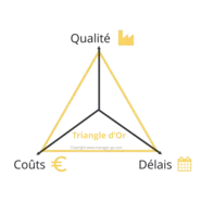 image logo triangle d'or